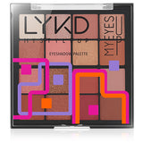 LYKD 16 Color Eyeshadow Palette - Flirty Babe: High Pigment, Blendable, Matte & Shimmer Finishes for Stunning Eye Makeup Looks