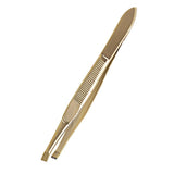 Nascita Gold 59 Slant Tip Tweezers for Precision Grooming