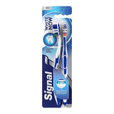 Signal White Now 1+1 Toothbrush - Comfortable Brushing, Teeth Whitening, Oral Care for a Brighter Smile