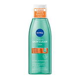 NIVEA Derma Skin Clear: Acne Face Wash & Pore Minimizing Toner Set | Deep Cleansing, Blemish Control, Dermatological Skincare