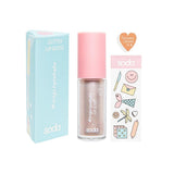 Soda 101 Golden Crown Glitter Lip Gloss - Long Lasting, Non-Sticky Shine