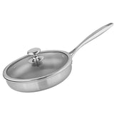 Cross-border 304 Stainless Steel Egg Fryer Stir-Fry Wok Pancake-Specific Non-Stick Pan