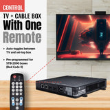 Anderic Substitute for RCA RCRHM02BR 2-Device Universal Remote Control [RRHC100]