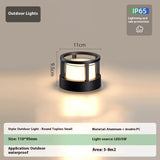Outdoor Aluminum Wall Pillar Lamp