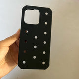 Suitable For 11 16Plus Hole DIY Shoe Buckle Pattern Silicone Phone Case
