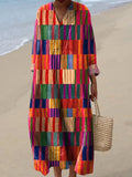Long Sleeve Shirt Dress Women's Casual Floral