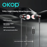KP-237 Best-selling Wired In-Ear Headphones With In-Line Controls USB-C High Audio Quality Zero Latency Compatible With Appl Android In Stock