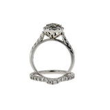 1.30ct Diamond Engagement Ring Set 10KT White Gold