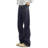 New Mens Retro Casual Wide-leg High-street Loose Straight-leg Pants
