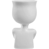 Face Flower Pot Head Planter