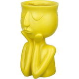 Face Flower Pot Head Planter