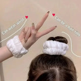 Face Washing Wrist With Sweat Wiping Bracelet Absorbing Sleeve