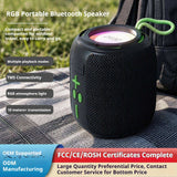 KP-859 Bluetooth Speaker Factory Direct Cross-Border Best-Seller Heavy Bass Mini Desktop Car Outdoor Portable Speaker