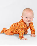 Fall Bamboo Zipper Footie