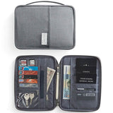 Family Travel Document Organizer Capacious Passport Holder Wallet