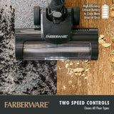Farberware Cordless Pro Stick Vacuum Cleaner, Powerful Suction with 2 Speeds for Carpet and Hard Floors, Converts to Handheld Vacuum