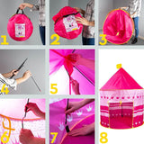 Fashion Children's Toys Gaming Play House Princess Castle Tent