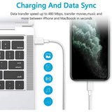 Fast Charger with 20 W PD USB C Wall Adapter with 3.3FT Type C to Lightning Cable Compatible with iPhone 14 13 12 11 Pro Max XR XS X,iPad-White