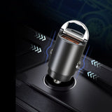 Dual-Port Fast Car Charger | PD 3.0 + QC 3.0 | 30W Output | Ultra-Compact Design