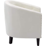Faux Leather Club Chair Bucket Chair Upholstered Tub Chair