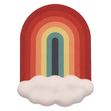 Cloud Rainbow Silica Gel Wrister Mouse Pad Keyboard Support Slippery Washable