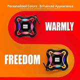 KP-868 Hot-selling New Wireless Bluetooth Speaker Featuring A Portable Handle RGB Lighting And Long Battery Life Ideal For Outdoors And Parties Factory Stock Available