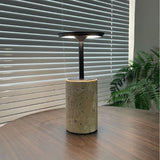 Nordic Minimalist Modern Travertine Table Lamp