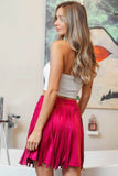BiBi Fringe Detailed Suede Skirt