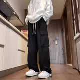 Wide-leg Straight Leg Long Pants