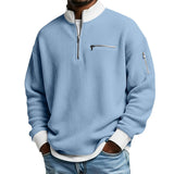 Mens Sports Zip-Up Long-Sleeve Sweatshirt