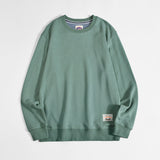 Mens Solid-color Casual Long-sleeve Hoodie
