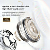 KP-229 Hot-selling New Wireless Bluetooth Earbuds Digital Display Open-ear Clip-on Design Non-in-ear Built-in Vanity Mirror Long Battery Life In Stock