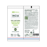 Incia Natural Baby Diaper Gel Cream for Sensitive Skin 60 ml