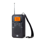 Portable Pocket FMAM Clock Control Stereo Radio