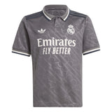 adidas Boys Real Madrid 24/25 Third Jersey Charcoal