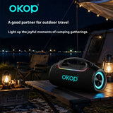 KP-875 Best-selling Portable Wireless Bluetooth Speaker High-Power RGB Lighting Multifunctional Ideal For Outdoor Parties In Stock