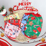 Christmas Limited Edition Cat And Dog Clothing Vest For Small Pete Short Style Non Shedding