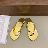 Womens Plus-size Flat Sandals For Spring And Summer