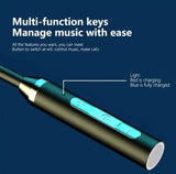 Fenix Neckband Headphones with Bluetooth for Sports, Gaming and Runing .Earbuds Waterproof Sports in-Ear True Wireless Stereo, Black, FNX-114