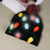 Festive LED Lights Knit Hat