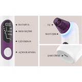 X-Level Facial Cleansing and Massaging Device - Waterproof, Rechargeable, and Adjustable Intensity for Advanced Skincare - X-Shinyachne Mavi I_õklõ Siyah Nokta Temizleyici XPC3001