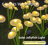 Solar Jellyfish Lamp Garden Balcony Decoration Mushroom Floor Outlet Lawn Lamp