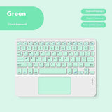 Bluetooth Keyboard With Touch For Mobile Phone Tablet Wireless Rechargeable
