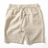 Men's Slim-fit Straight-leg Hemp Five-pocket Pants