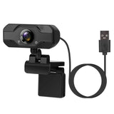 FHD 1080P USB Webcam with 360° Rotatable Clip