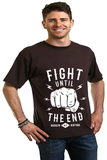 Fight Until Men's Bamboo Viscose/Organic Cotton Short Sleeve Graphic T-Shirt
