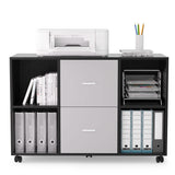 File Cabinet 2 Drawers Wooden Lateral Filling Cabinet