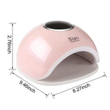 FINATE 72W UV LED Gel Nail Lamp