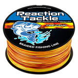 Reaction Tackle Braided Fishing Line - Fire Camo