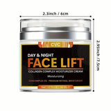 Firming & Lifting Facial Moisturizer Cream With Hyaluronic Acid, Collagen Retinol